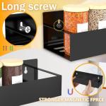 Magnetic Spice Rack Organizer for Kitchen Storage