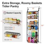 Delamu 6-Tier Over the Door Pantry Organizer
