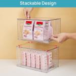Vtopmart Stackable Clear Pantry Storage Drawers