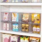 Vtopmart Stackable Clear Pantry Storage Drawers