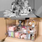 Vtopmart Stackable Clear Pantry Storage Drawers