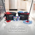 O-Cedar PACS Hard Floor Cleaner, Crisp Citrus Scent 10 Count (1-Pack) | Made with Naturally-Derived Ingredients | Safe to Use on All Hard Floors | Perfect for Mop Buckets