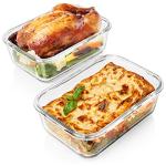 Large Glass Food Storage Containers with Lids