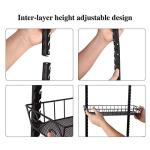 Adjustable 12-Tier Wall Mounted Spice Rack