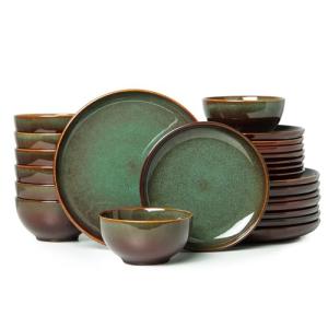 Pokini 24-Piece Modern Dinnerware Set for 8