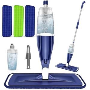 Microfiber Spray Mop with 3 Reusable Pads