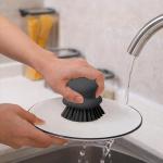 Dish Brush with Handle for Easy Cleaning
