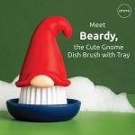 Beardy Gnome Dish Brush - Cute Kitchen Helper