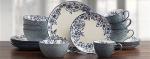 Pfaltzgraff Gabriela Blue 16-Piece Dinnerware Set
