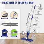 Microfiber Spray Mop with 3 Reusable Pads