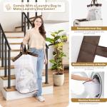 SOLEDI Double Laundry Hamper with Lid and Bags