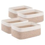 OIAHOMY 4 Pack Decorative Storage Baskets