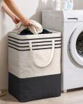 Kitsure 2-Pack Collapsible Laundry Hampers, Black