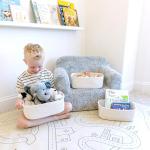 NaturalCozy 3 Pack Cotton Rope Storage Baskets