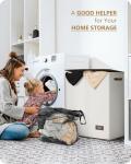 SOLEDI Double Laundry Hamper with Lid and Bags