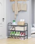 Kitsure 3-Tier Stainless Steel Shoe Rack