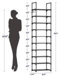 Kitsure 10-Tier Tall Shoe Rack Organizer