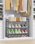 Kitsure 3-Tier Stainless Steel Shoe Rack