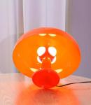 Anykonio Mid Century Orange Mushroom Table Lamp