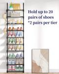Kitsure 10-Tier Tall Shoe Rack Organizer