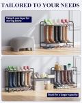 Kitsure 3-Tier Stainless Steel Shoe Rack