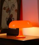 Anykonio Mid Century Orange Mushroom Table Lamp