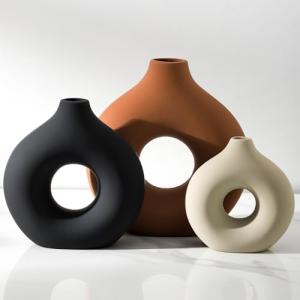 Vanselia Ceramic Vase Set - Modern Home Decor