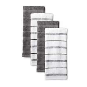 KitchenAid Charcoal Grey/White Kitchen Towel Set