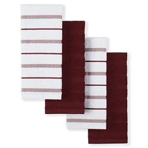 KitchenAid Albany 4-Pack Kitchen Towels, Smoked Paprika
