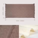 Soft Cotton Decorative Hand Towels Set - 2 Pack