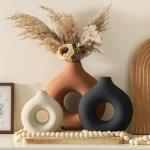 Vanselia Ceramic Vase Set - Modern Home Decor