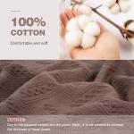 Soft Cotton Decorative Hand Towels Set - 2 Pack