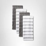 KitchenAid Charcoal Grey/White Kitchen Towel Set