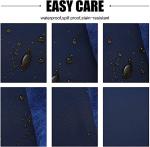 Navy Blue Oil-Proof Rectangle Tablecloth, 60 x 84 Inches