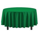 Emerald Green 12-Pack Premium Plastic Tablecloths