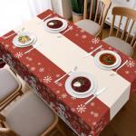 Childom 3 Pack Disposable Christmas Tablecloths