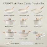 CAROTE 26-Piece Nonstick Cookware Set
