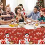 Childom 3 Pack Disposable Christmas Tablecloths