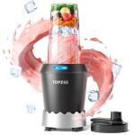 TOPZEE 1000W Personal Smoothie Blender with Travel Cups