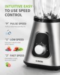 1200W Blender Combo for Smoothies and Shakes