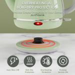 Electric Gooseneck Kettle, 1L, Fast Boil, Green