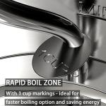 Electric Gooseneck Kettle, 1L, Fast Boil, Green