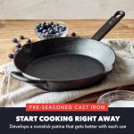 Bobby Flay 10” Pre-Seasoned Cast Iron Skillet