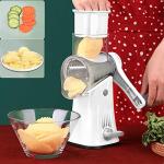 5-in-1 Rotary Cheese Grater and Vegetable Slicer