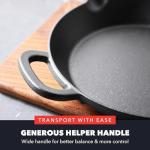 Bobby Flay 10” Pre-Seasoned Cast Iron Skillet