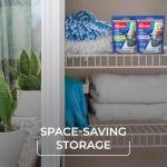 O-Cedar PACS Hard Floor Cleaner, Crisp Citrus Scent 10 Count (1-Pack) | Made with Naturally-Derived Ingredients | Safe to Use on All Hard Floors | Perfect for Mop Buckets