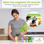 Stainless Steel Manual Can Opener with Soft Grip