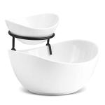 YHOSSEUN Two-Tier Chip and Dip Serving Set
