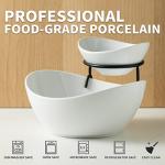 YHOSSEUN Two-Tier Chip and Dip Serving Set