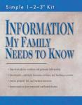 Family Info Organizer Kit - Simple 1-2-3